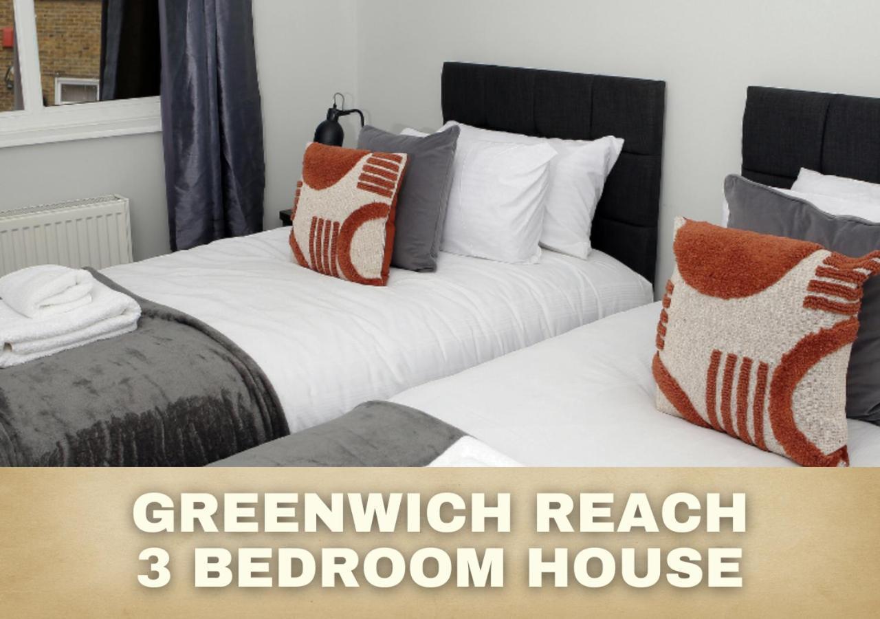 דירות 3-Bed House With Parking Near London O2 מראה חיצוני תמונה